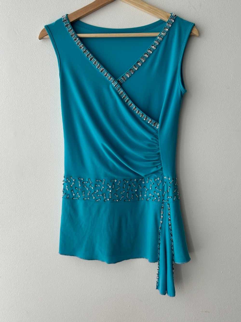 Beaded Asymmetrical Top